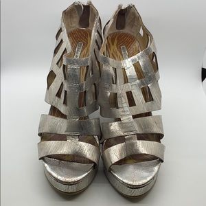 Silver Matiko Wedges size 10